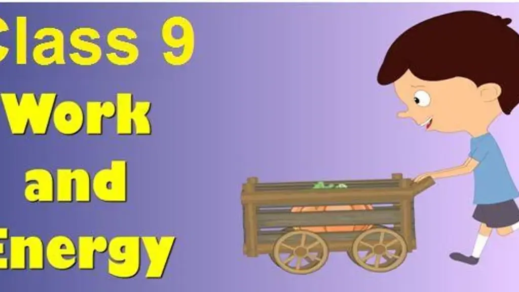 Work and Energy Notes