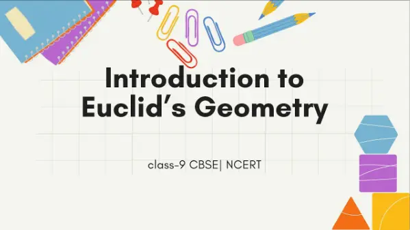 Introduction To Euclid's Geometry