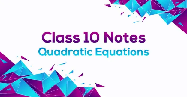 Quadratic Equations