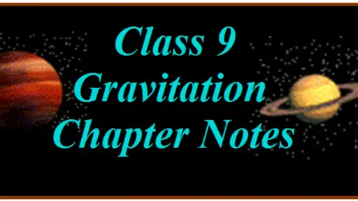 Gravitation Notes